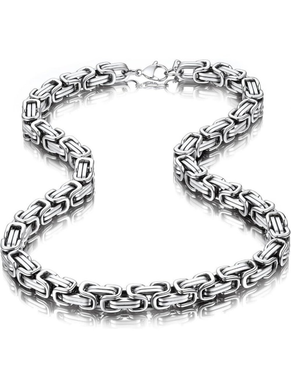 Vintage Byzantine Multi-Color Men's Necklace | Hip-Hop Style Jewelry Accessory